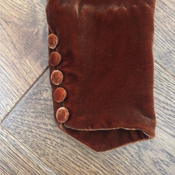 Velvet Button-Up romantic, Victorian, goth cropped cardigan Medium - Picture 12 of 12